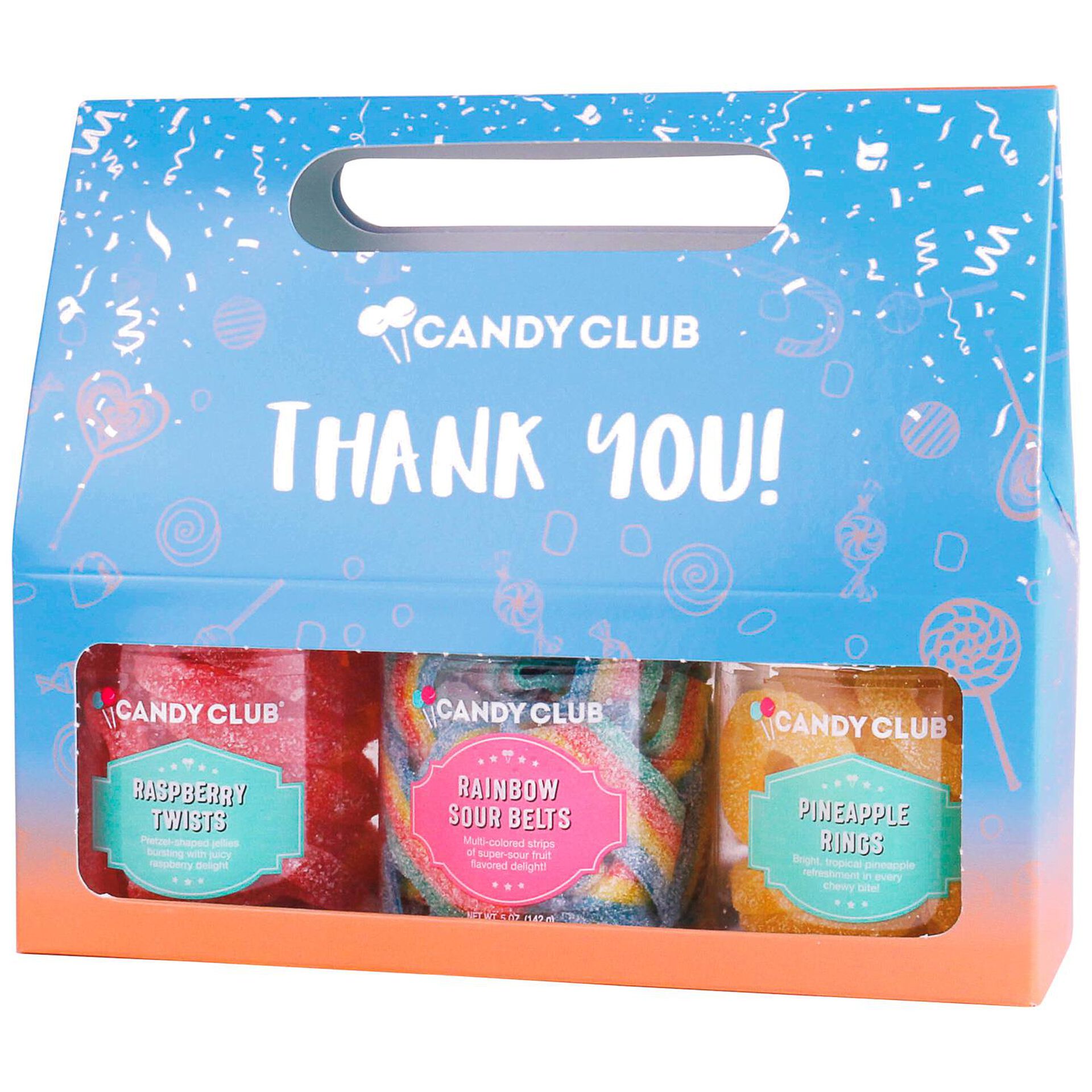Candy Club Thank You Candy Jars Gift Box Candy Chocolate