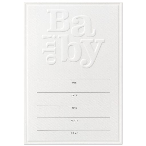 Boy Oh Boy Blue Baby Shower Invitations Pack Of 10 Invitations Hallmark