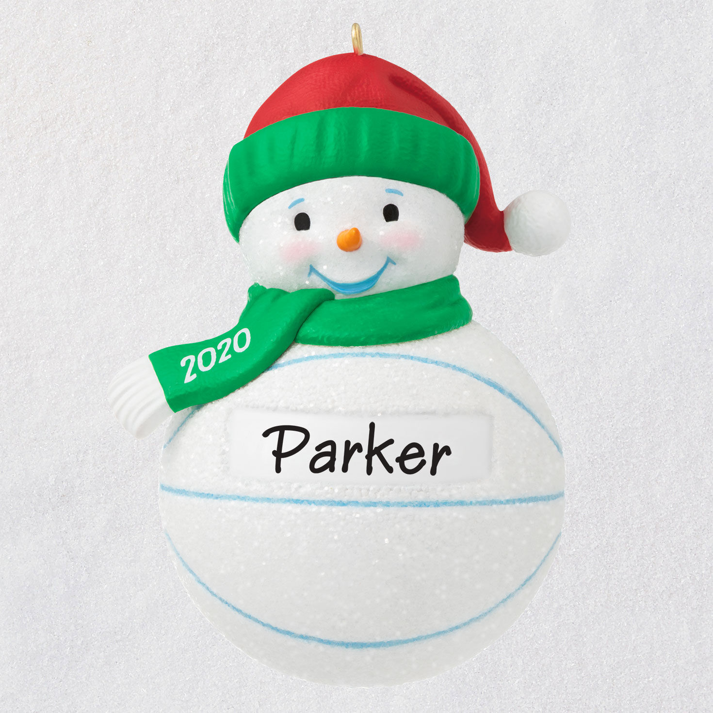 Basketball Snowman 2020 Personalized Ornament Keepsake Ornaments