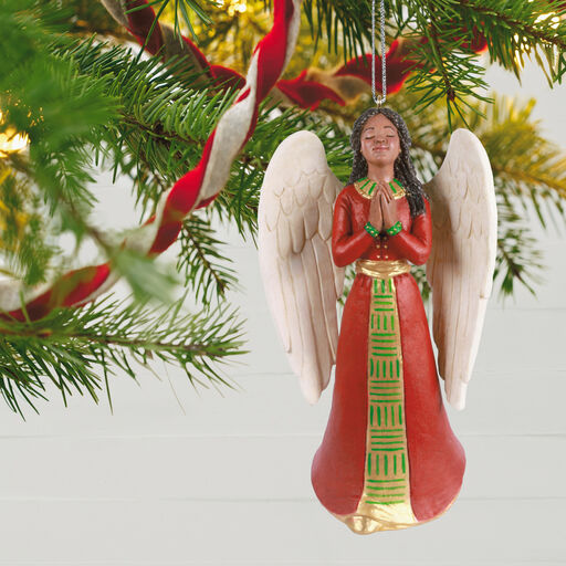 African American Father Christmas Ornament Keepsake Ornaments